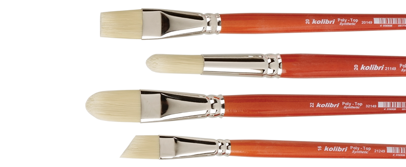 paint brushes for acrylic and oil colors
