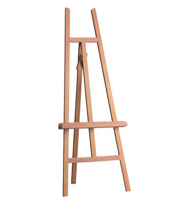 low-price basic easel for beginners and for exhibitionss